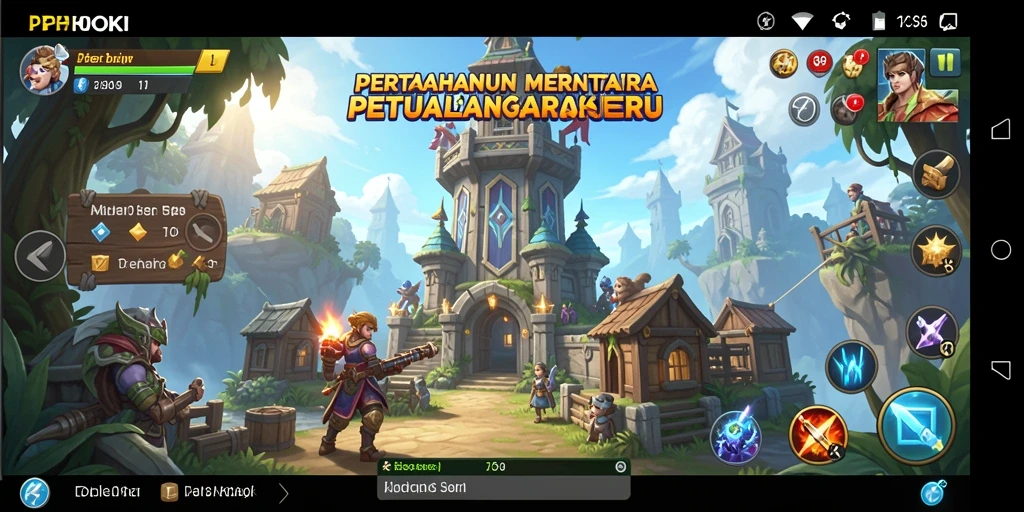 Gameplay seru dengan menara dan strategi cerdas di PPHOKI.
