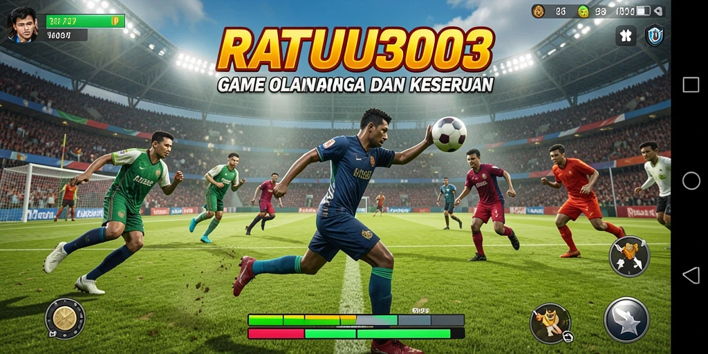 Screenshot utama RATU303 menunjukkan gameplay seru dalam berbagai cabang olahraga.