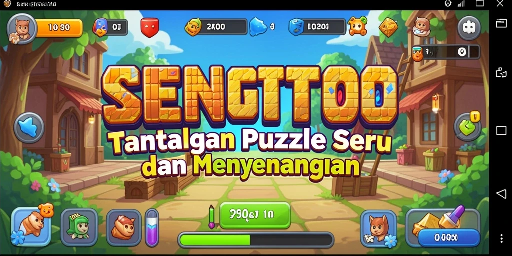 Tampilan gameplay SENGTOTO yang menantang dan seru.