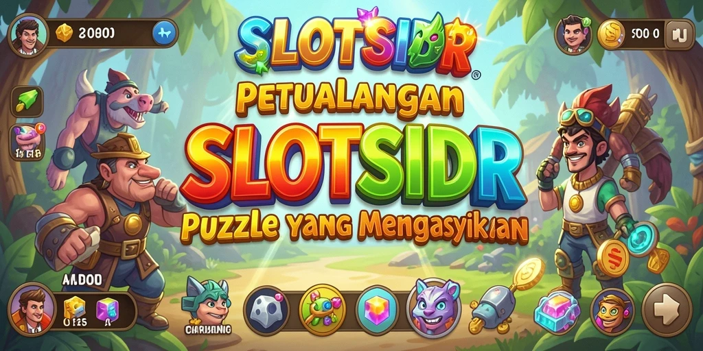 Screenshot SLOTSIDR menampilkan gameplay Puzzle yang mendebarkan.