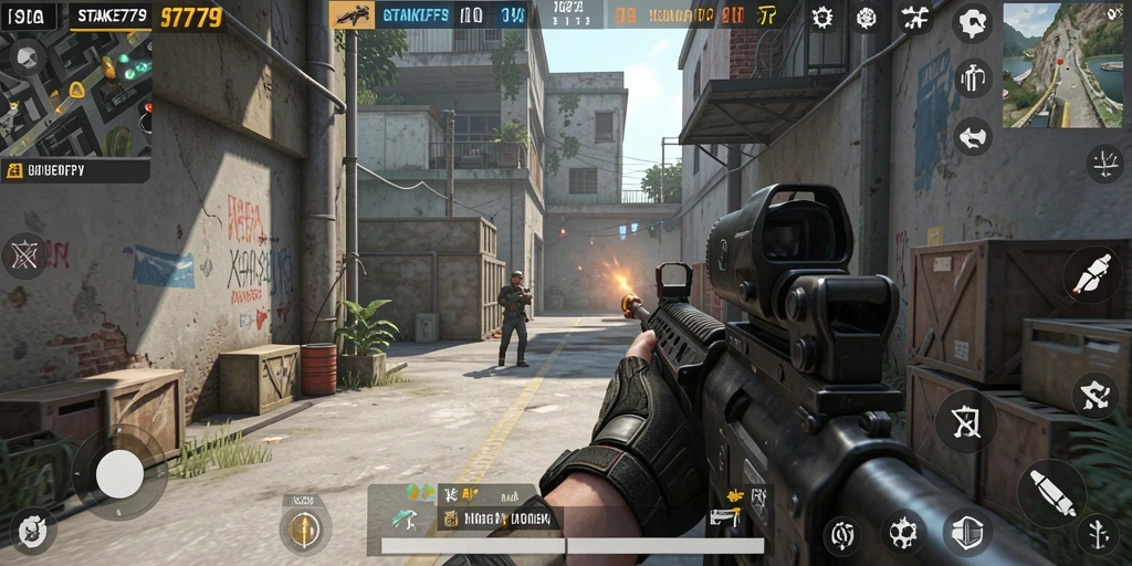 Tampilan gameplay yang menegangkan dalam STAKE779.
